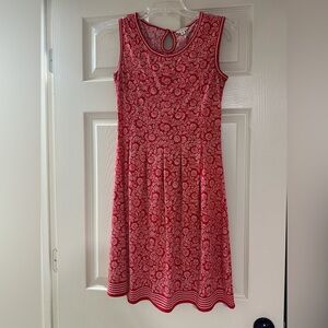 Max Studio Red Floral Patterned Top